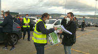 Ence continúa coas protestas en defensa da continuidade da fábrica en Lourizán