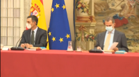 O rei Filipe VI e Sánchez, xuntos no Padroado do Instituto Cervantes