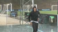Primeiro adestramento de Murillo co Celta