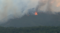 Unha cabicha mal apagada causa o incendio que arrasa 200 hectáreas en Rubiá