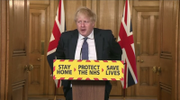 Johnson asegura que o Reino Unido superou o pico da pandemia