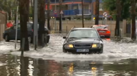 As intensas chuvias de madrugada en Cataluña causa importantes inundacións en numerosas localidades