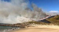 Estabilizado o incendio forestal que afectou máis de 20 hectáreas no concello de Fisterra