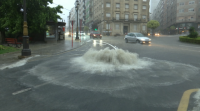 As treboadas volven asolagar comercios, vivendas e estradas en Ourense