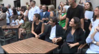Pasarela de Adolfo Domínguez polas rúas de Ourense con modelos non profesionais