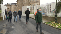 Os internos de ASPNAIS en Lugo, xa vacinados, saen de paseo tras un ano encerrados