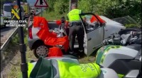 Falece o condutor dun turismo nun accidente de tráfico en Valga