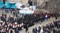 A TVG transmitiu en directo o funeral solemne por Manuel Fraga Iribarne desde a praza do Obradoiro