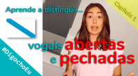 Aprende a distinguir vogais abertas e pechadas (capítulo 1) #DígochoEu