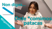 Non digas "Onte *comimos patacas" #DígochoEu
