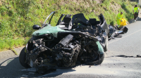 Falece tras colidir o seu coche contra un camión en Pontevedra