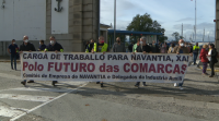 Os traballadores de Navantia saen á rúa para reclamar traballo no estaleiro