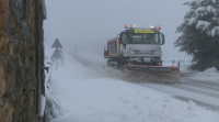 As nevaradas afectaron as estradas nunha ducia de concellos da montaña luguesa