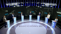 O debate a sete da CRTVG evidencia as diferenzas entre candidatos