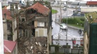 O edificio abandonado que caeu en Vigo tiña un expediente aberto