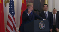 Os EUA e A China asinan a paz comercial