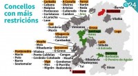 Sanidade alivia as restricións en Santiago e Ourense