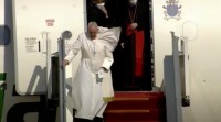 O papa Francisco chega a Iraq nunha visita histórica de tres días