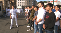 A Escola Naval Militar recibe en Marín 114 novos alumnos