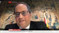 Torra insiste en pedir ao Goberno o confirnamento total de Cataluña