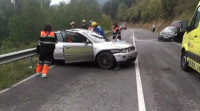 Liberado un mozo de 18 anos nun accidente no Barco con outros catro feridos