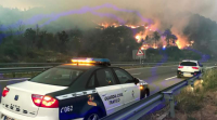 Continúa activo o incendio de Cenlle, con 45 hectáreas afectadas
