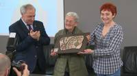 A actriz Benedicta Sánchez recibe unha homenaxe da Deputación de Lugo