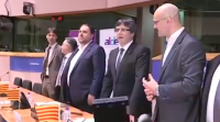 PP, PSOE e C's, contra a conferencia de Puigdemont en Bruxelas