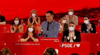 Pedro Sánchez recibe o apoio aos indultos do Comité Federal do PSOE e di que á dereita "nin caso"