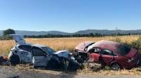 Unha muller queda ferida grave tras un choque entre dous vehículos na aldea ourensá de Bóveda