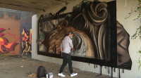 Un muralista lugués opta á final do concurso da Liga Nacional de Graffiti