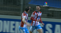 O Lugo volve gañar oito xornadas despois cun gol de Cristian Herrera