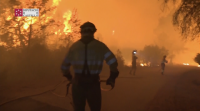 Un incendio arrasa 500 hectáreas e obriga evacuar unha localidade de Castellón con 300 veciños