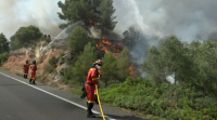 O incendio en Tarragona segue sen control e xa arrasou 6.500 hectáreas