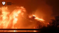 Desaloxan 400 persoas nun incendio forestal en Serra Bermeja, en Andalucía