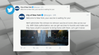 Nova York ofrece vacinas de balde aos turistas en Times Square