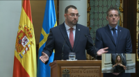 Adrían Barbón toma posesión como novo de presidente de Asturiais