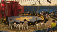 Despois de tres meses o circo Nevada por fin pode actuar en Monforte de Lemos