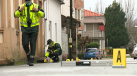 A Garda Civil reconstrúe cun láser un accidente mortal en Vilanova de Arousa
