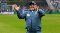 Así motivou Maradona os xogadores do Lugo