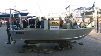 Botan en Vigo un dron mariño que axudará a controlar a calidade das aguas