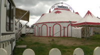 O circo Olimpia, confinado en Lalín