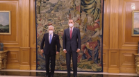 O Rei recibe o presidente de Chile, de visita oficial en España