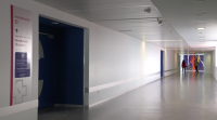 Voluntarios da asociación "Somos Unidos" acompañan aos enfermos oncolóxicos no Hospital de Lugo