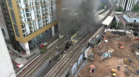 Unha explosión provoca un incendio nunha estación de tren de Londres