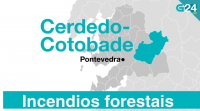 Aumentan a sete os incendios rexistrados este martes en Cerdedo-Cotobade