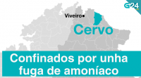 Unha fuga de amoníaco obriga a confinar os veciños dunha praza de Cervo