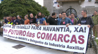 Os traballadores de Navantia esixen ante a Delegación do Goberno a construción dun buque loxístico