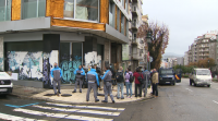 A policía obriga un grupo de 'okupas' a abandonar un edificio en Vigo