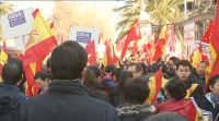 Os chineses protestan en Madrid polo bloqueo das súas contas bancarias